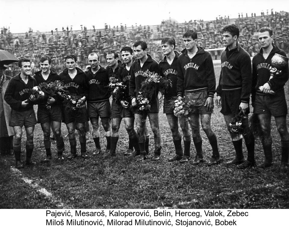 Ekipa Partizana u finalnom meču